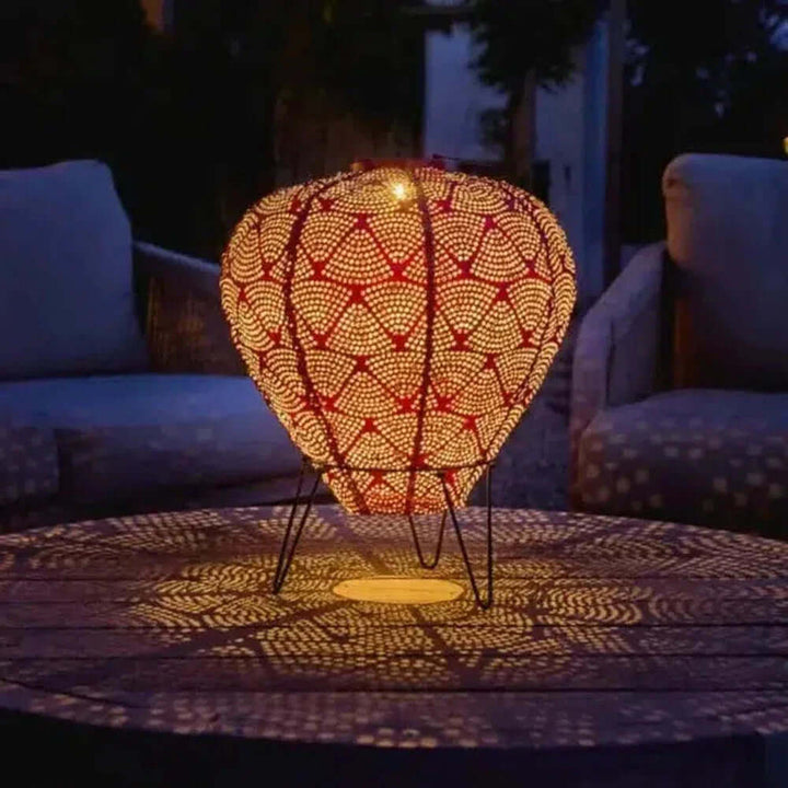 Solcelle Luftballon Lanterne - 26cm x 30cm