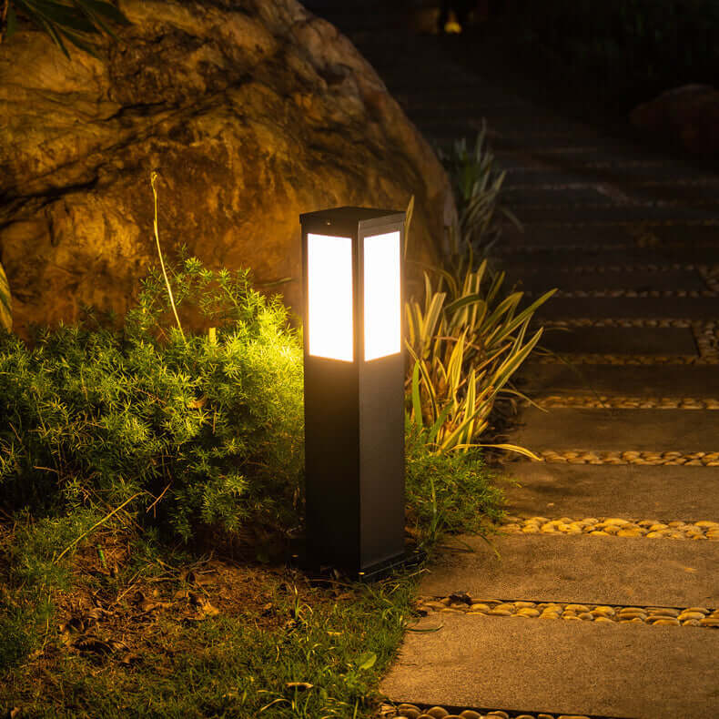 Moderne Udendørs LED Solcellelanterne