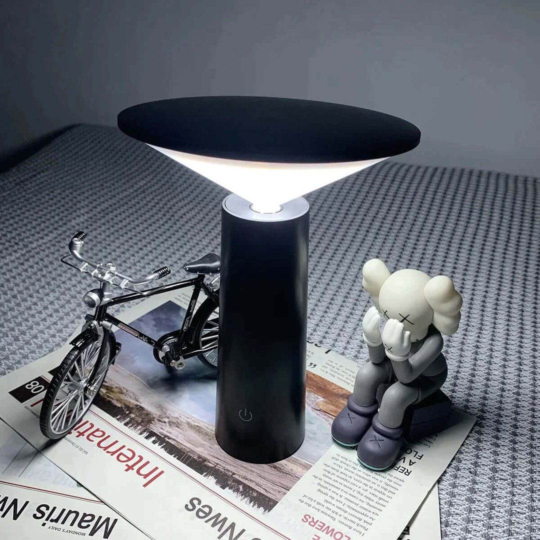 Trådløs LED Bordlampe med Fjernbetjening