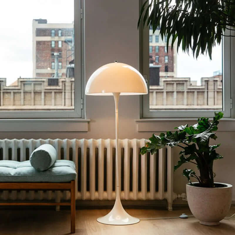 Elegant LED-svampegulvlampe i akryl