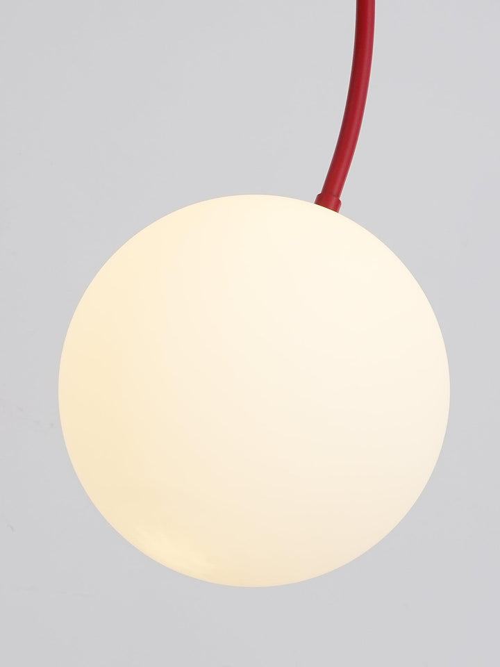 Elegant Pendel Lampe i Glas & Metal - 75/45cm