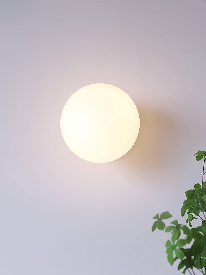 Moderne Metal Væglampe med Lyserød Glasskærm