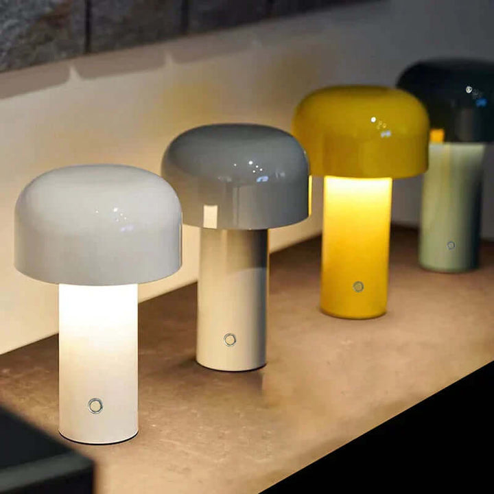 Ledningsfri Svampe Bordlampe - 3 Lysniveauer