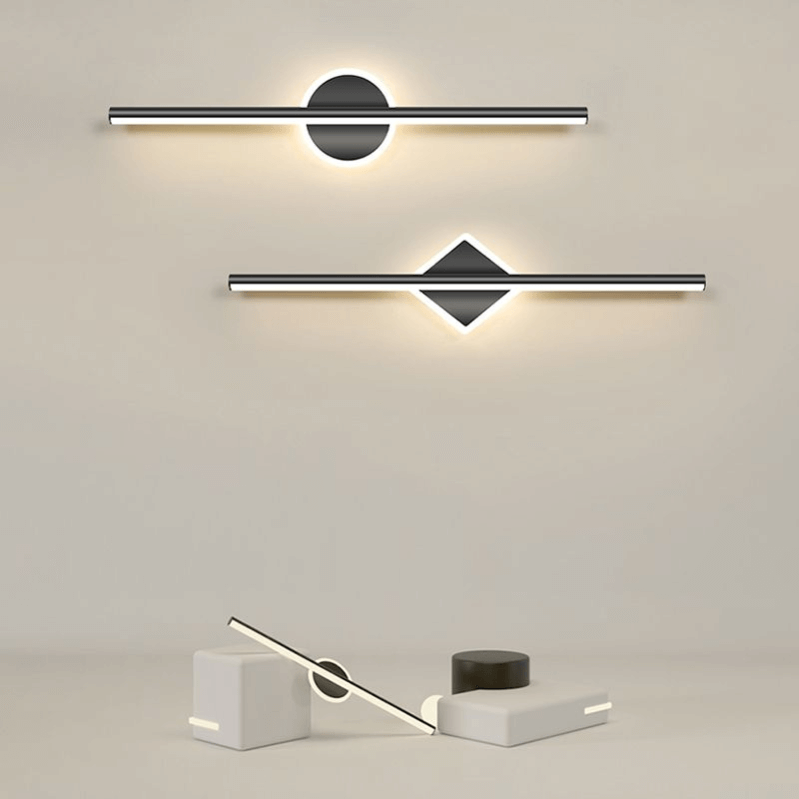 LED Væglampe Moderne Design - Rund/Firkantet