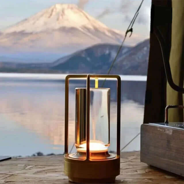 Krystal Lanterne Lampe - LED Bordlampe