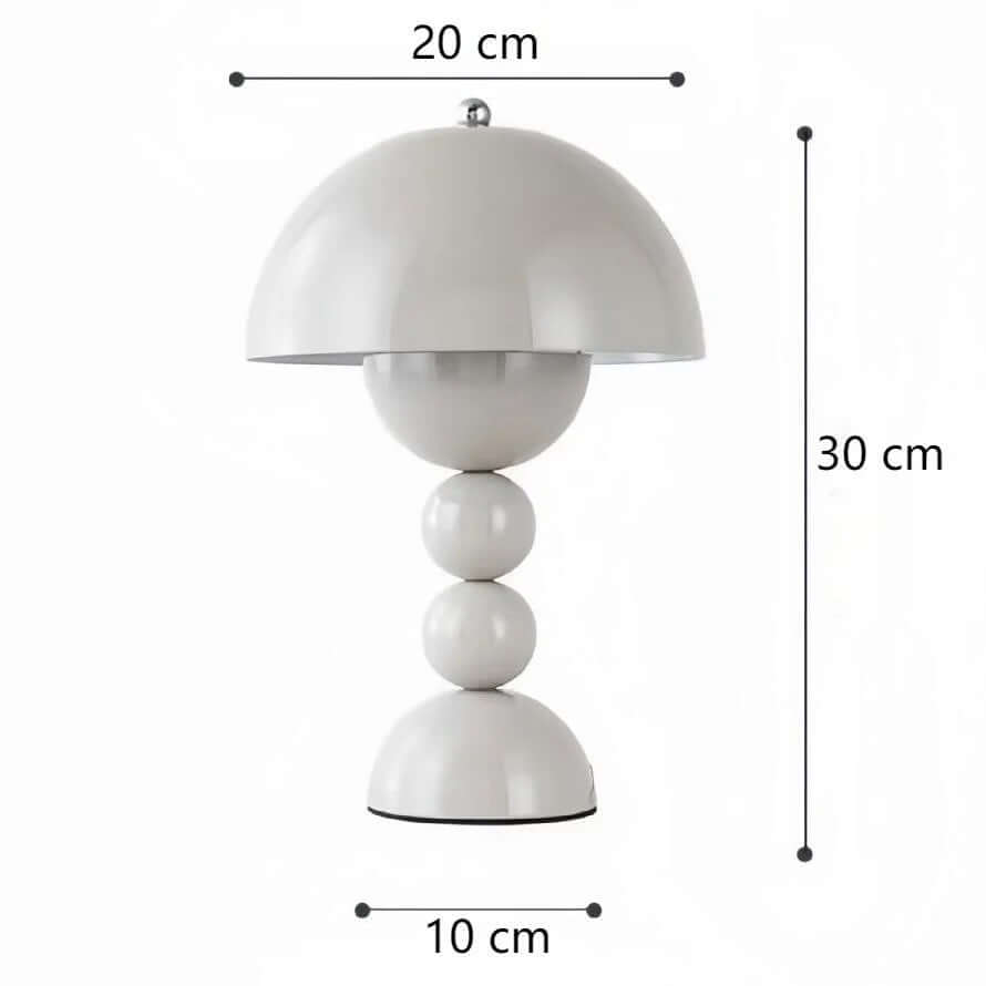 Bærbar LED Bordlampe med Blomsterdesign