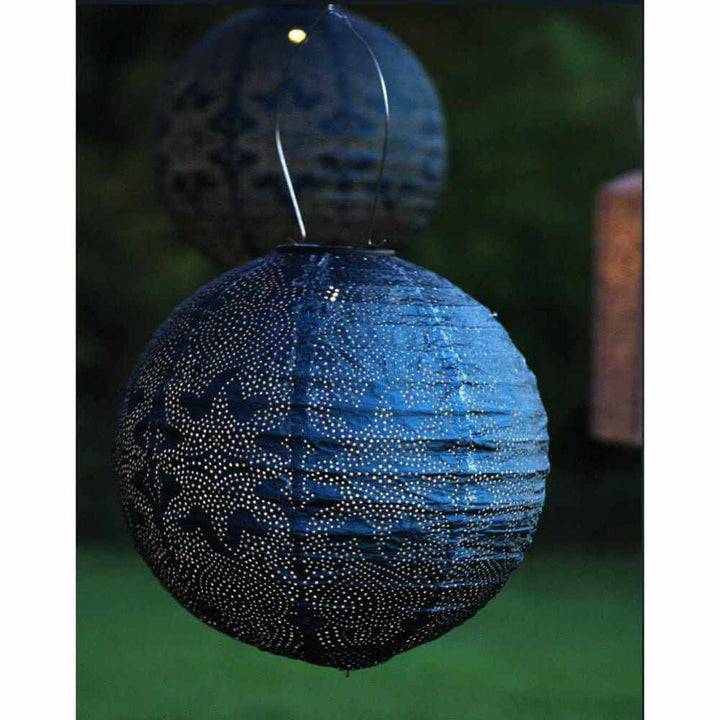 Solcelle Lanterne, 30cm Globus, Havebelysning