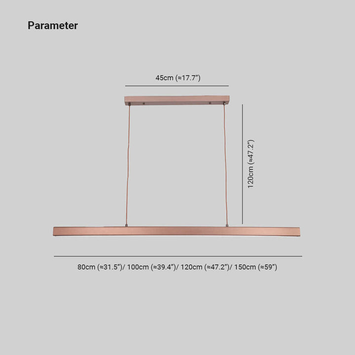 Elegant LED-pendel i metal og akryl