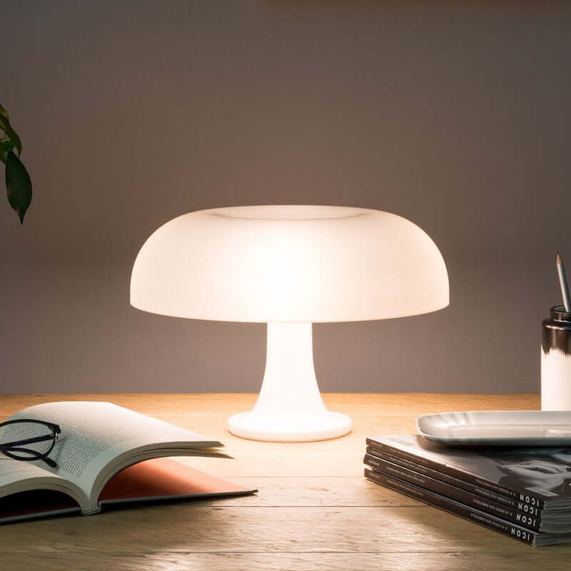 Minimalistisk Svampe Bordlampe