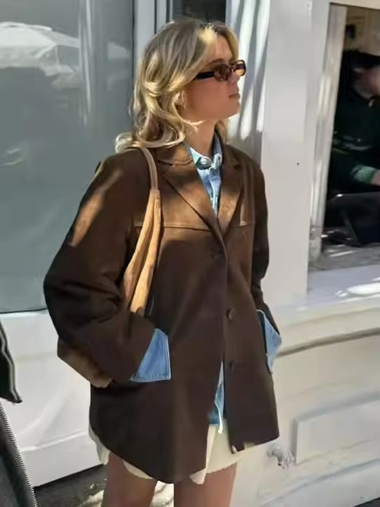 Overdimensioneret trenchcoat - Tidløs Elegance & Varme