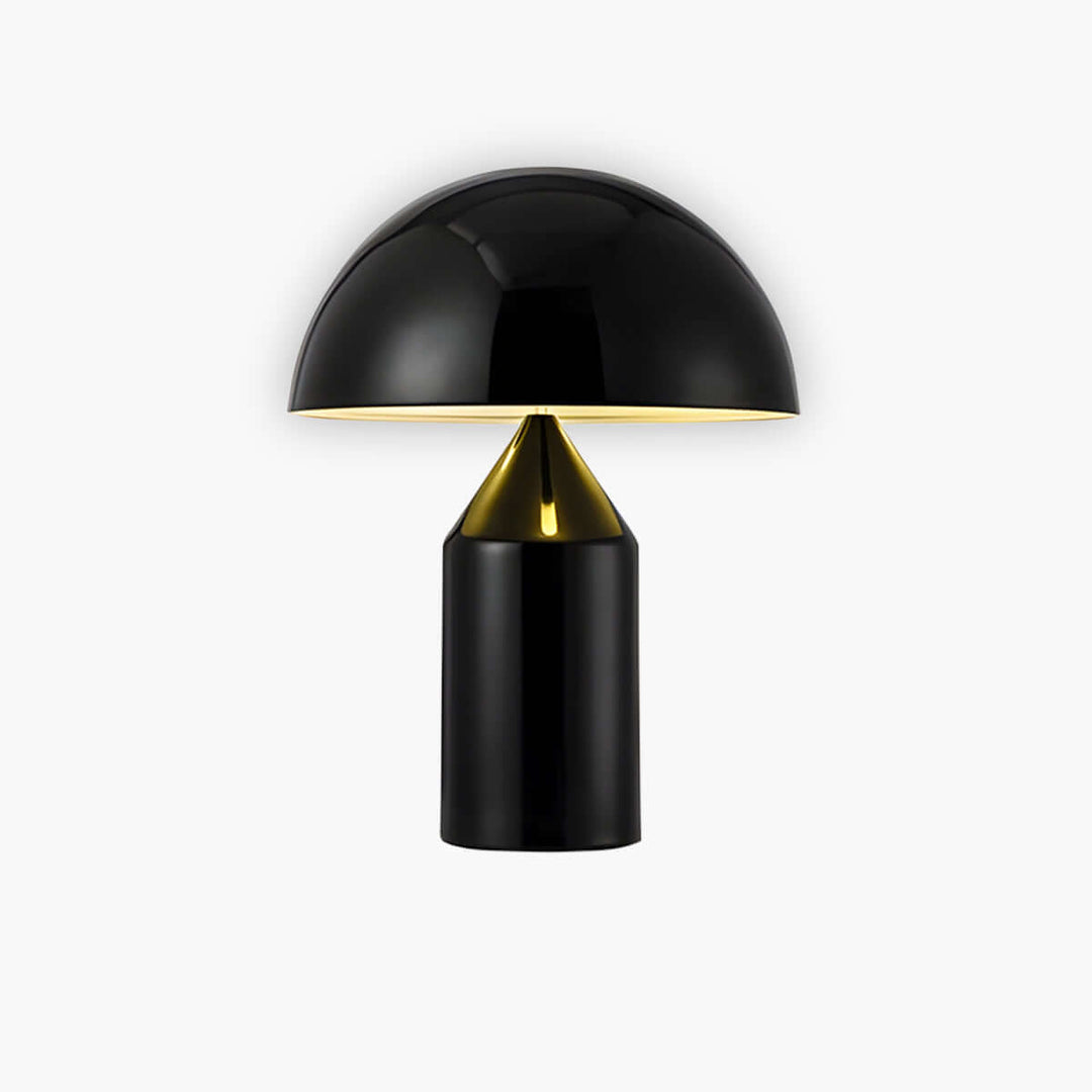Elegant Bordlampe i Metal og Glas - Vintage Design