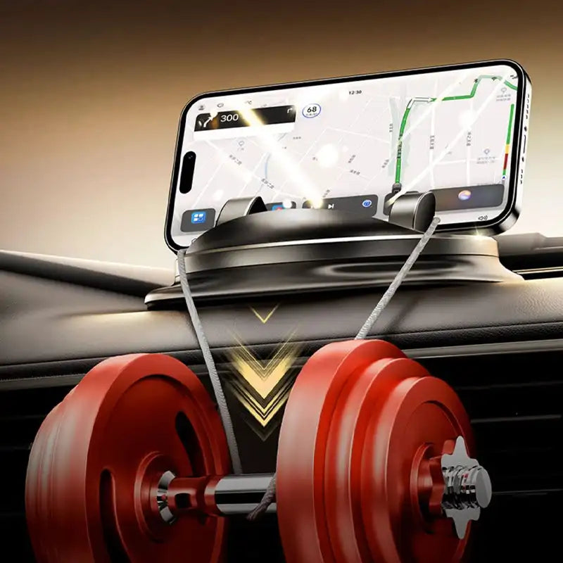 Sikker mobilholder til bilens forrude eller instrumentbræt. Optimal til navigation og håndfri kørsel.