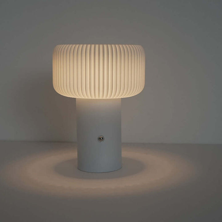 LED Svampelampe med 3 Farver - 16cm