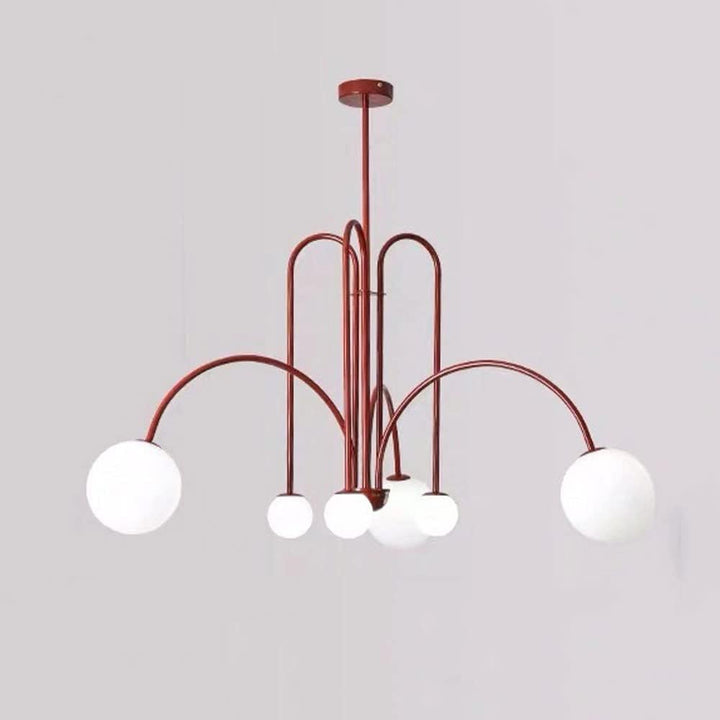 Elegant Pendel Lampe i Glas & Metal - 75/45cm