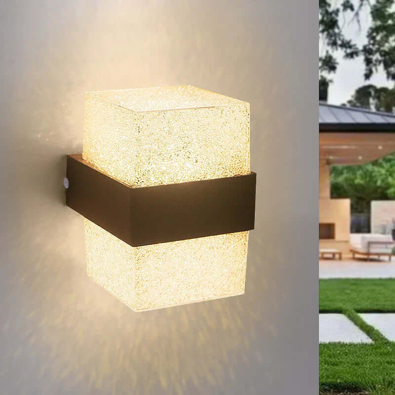 Udendørs LED Væglampe -  13,2cm x 10,5cm