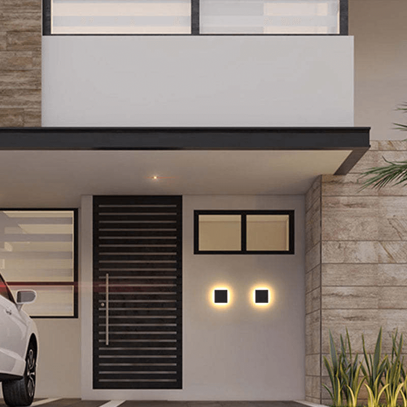 Udendørs LED Væglampe - Minimalistisk Design