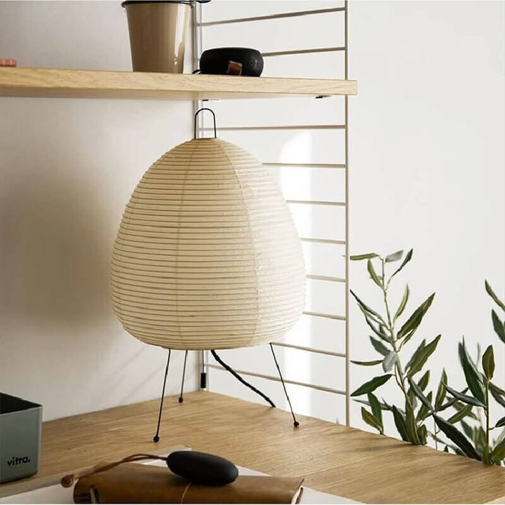 Japansk Rispapirslampe LED Bordlampe