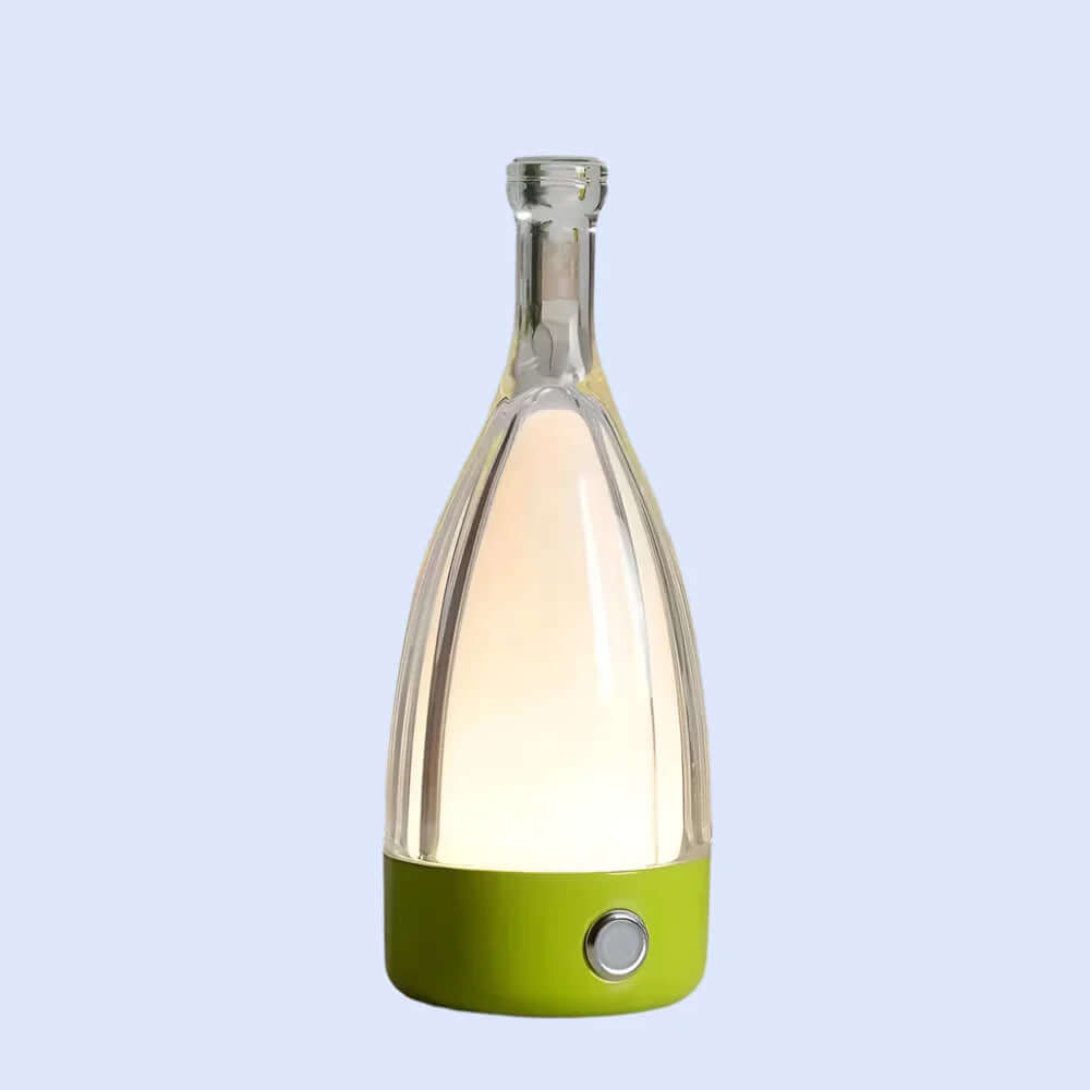 Genopladelig LED Vinflaske Natlampe