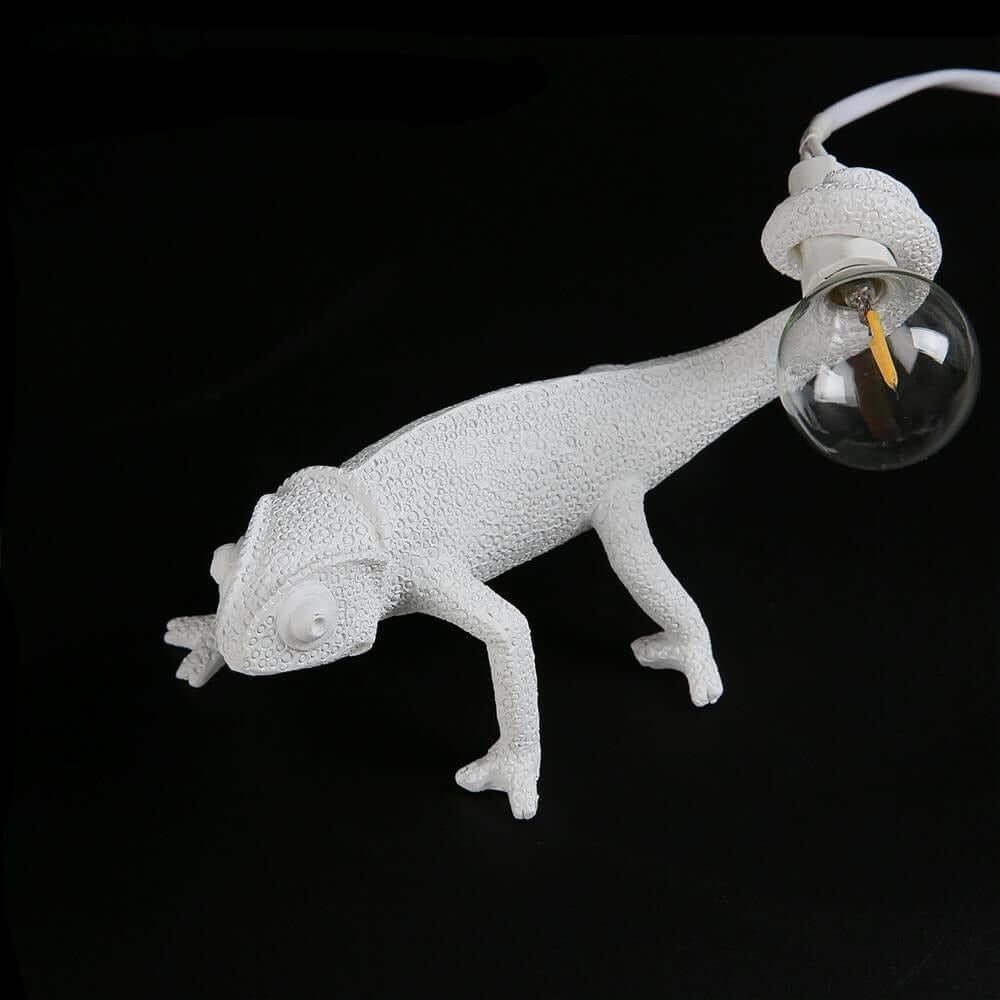 Dekorativ Bordlampe med Firben