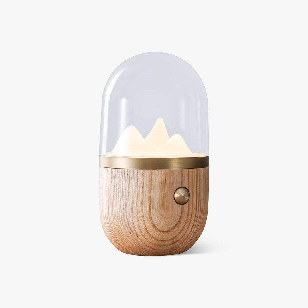 Stemningsfuld Bjergtop Natlampe