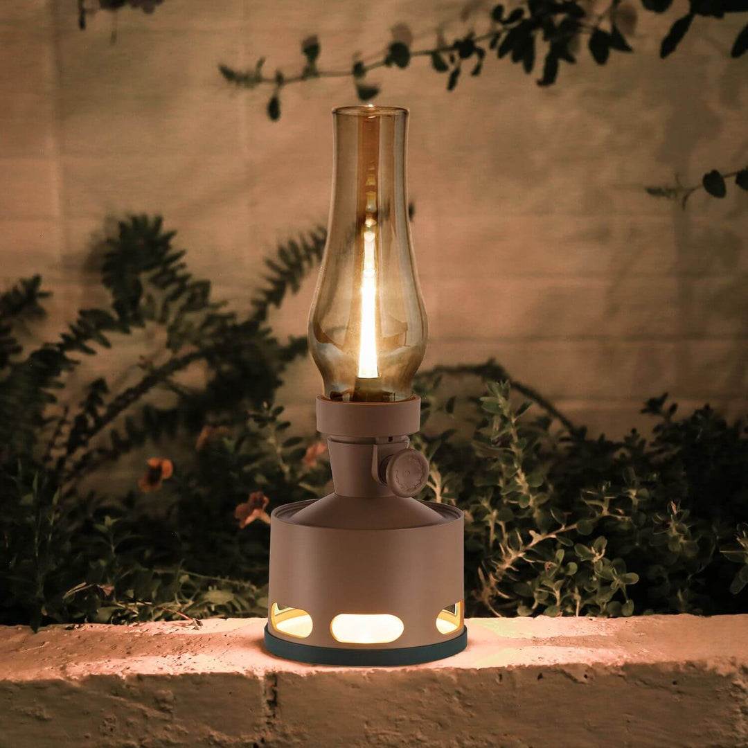 Vintage LED Lanterne - Batteridrevet Havebelysning