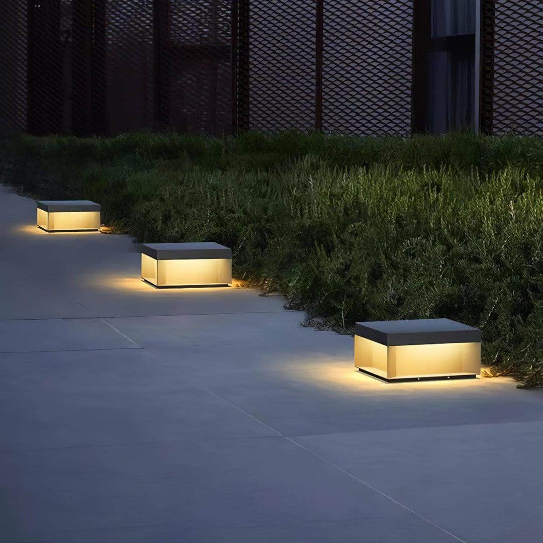 Udendørs LED Stolpelampe med Solenergi
