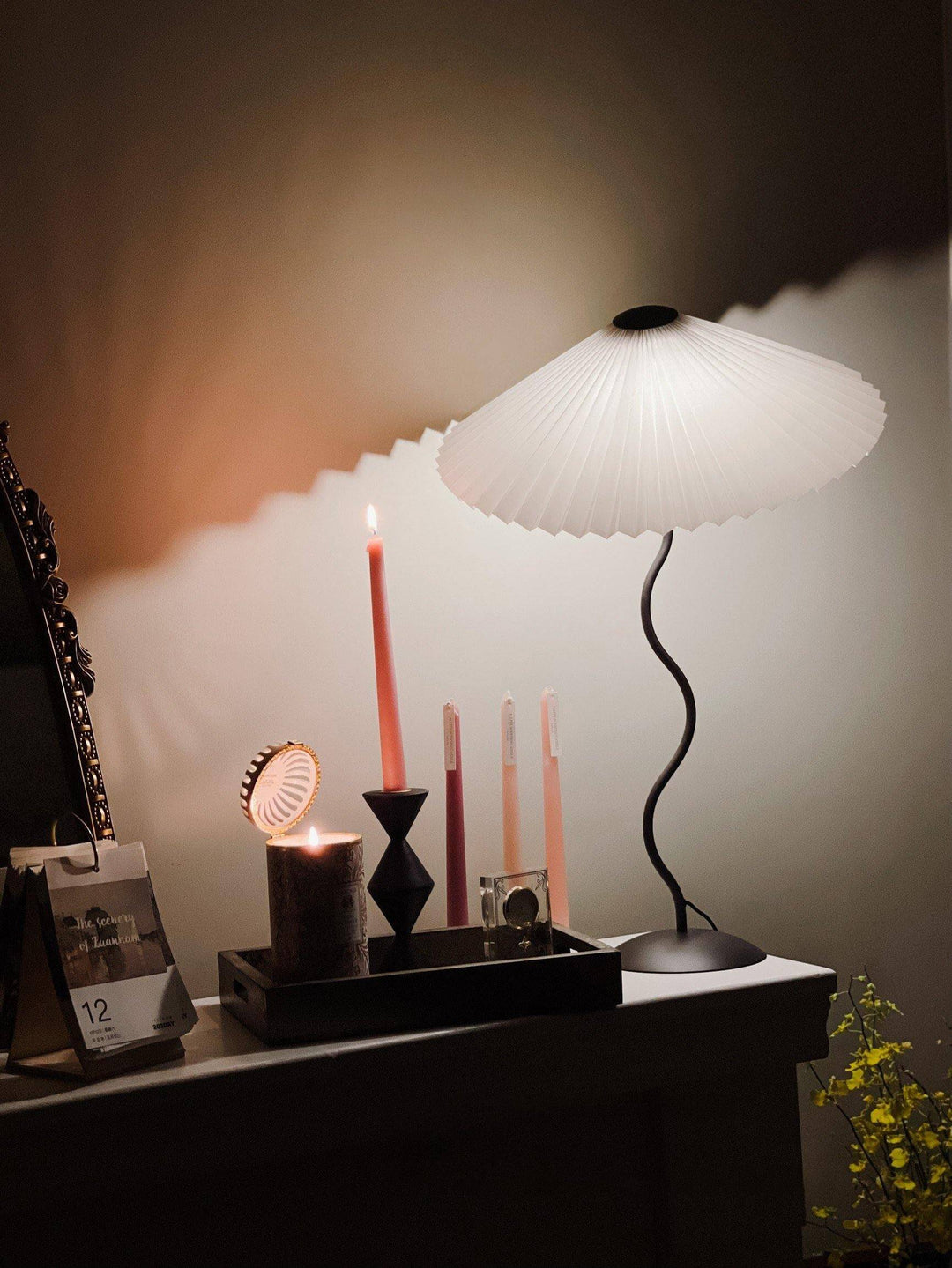 Designer Bordlampe i Metal - 43cm
