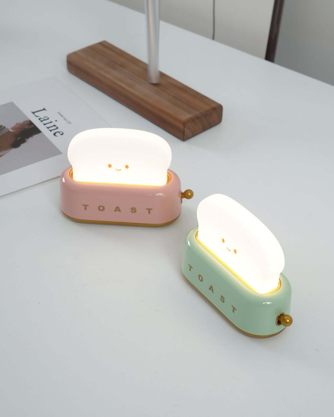 Genopladelig Brødrister Natlampe - Hyggelig Dekoration