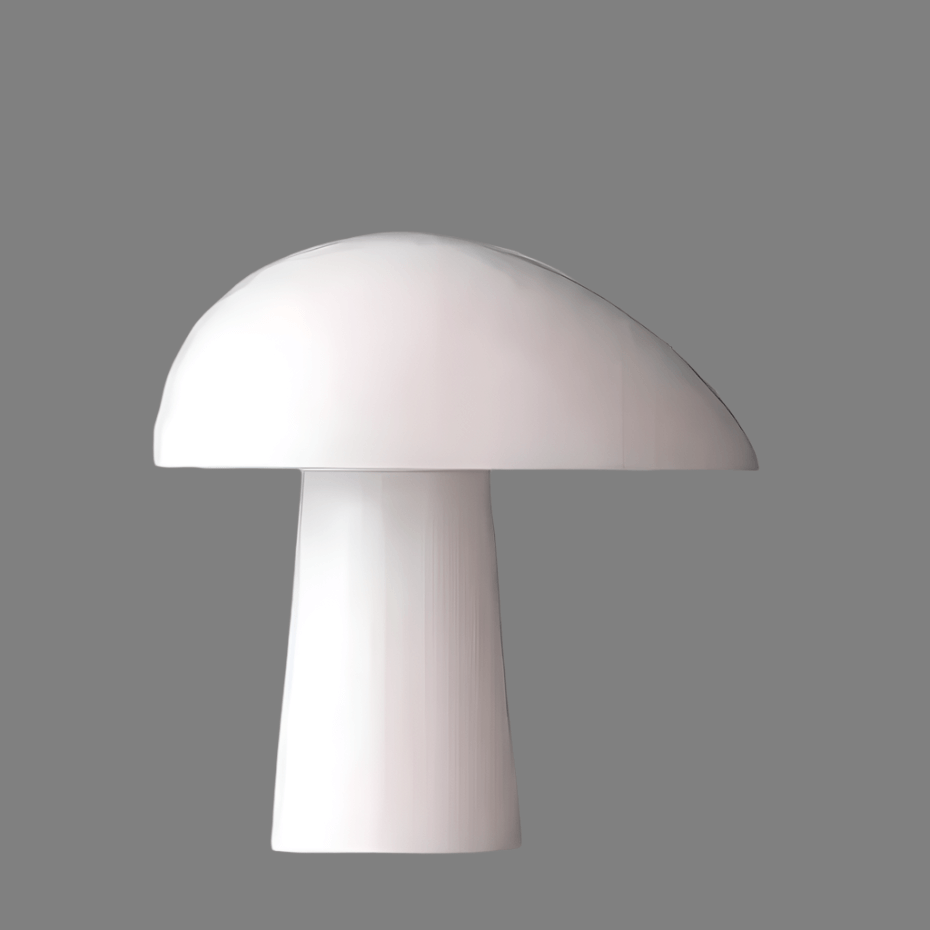 Moderne Svampelampe i Træ & Metal - 28cm