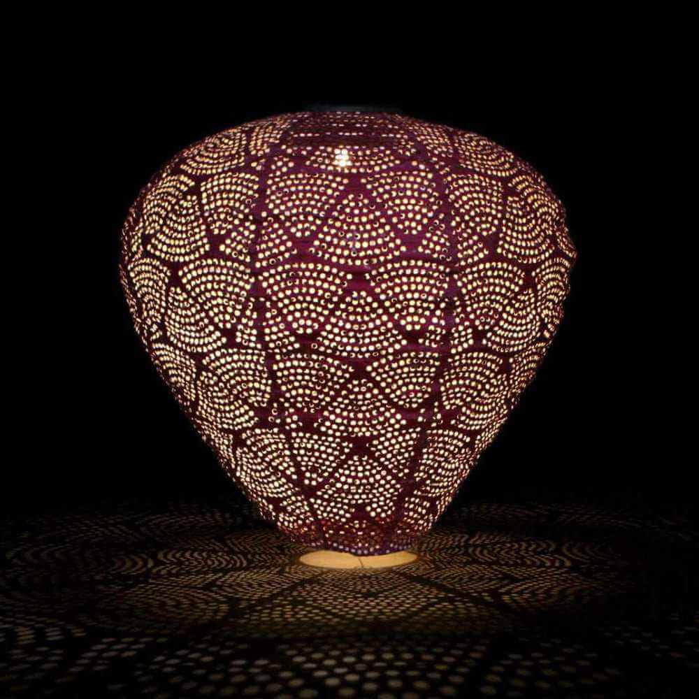 Solcelle Luftballon Lanterne - 26cm x 30cm