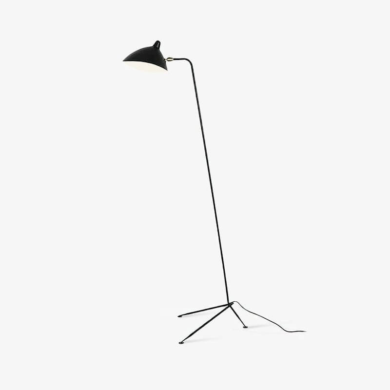Justerbar 3-armet gulvlampe i metal
