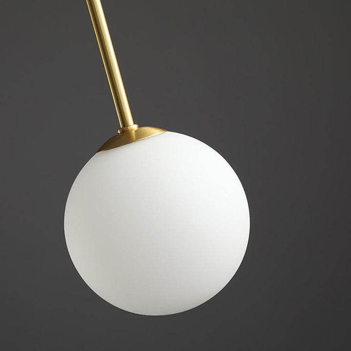 Elegant Pendel Lampe i Glas & Metal - 75/45cm