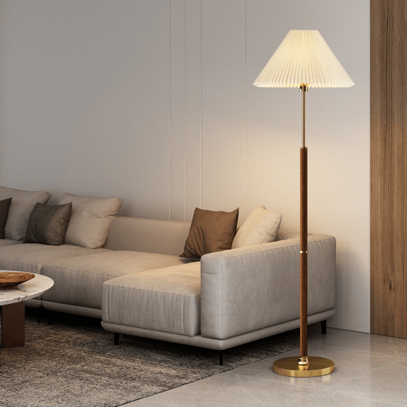 Elegant Gulvlampe i Rispapir - Skab Hygge