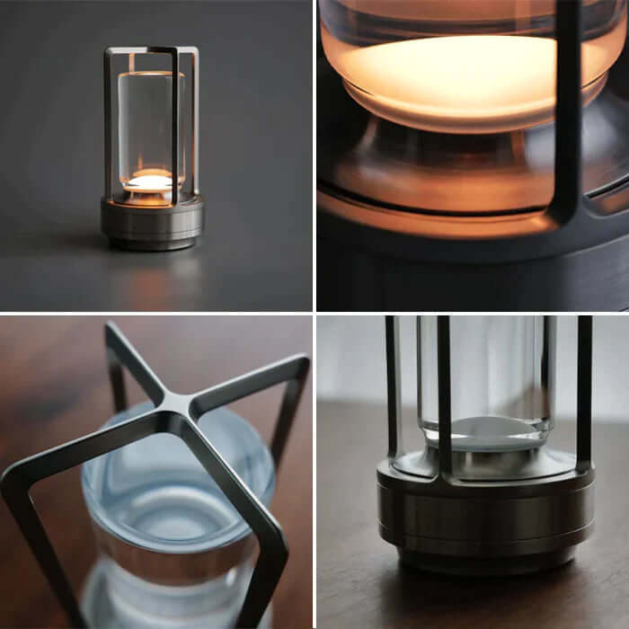 Krystal Lanterne Lampe - LED Bordlampe