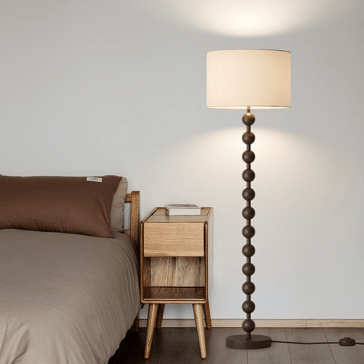 Elegant Gulvlampe i Træ - Japandi Stil