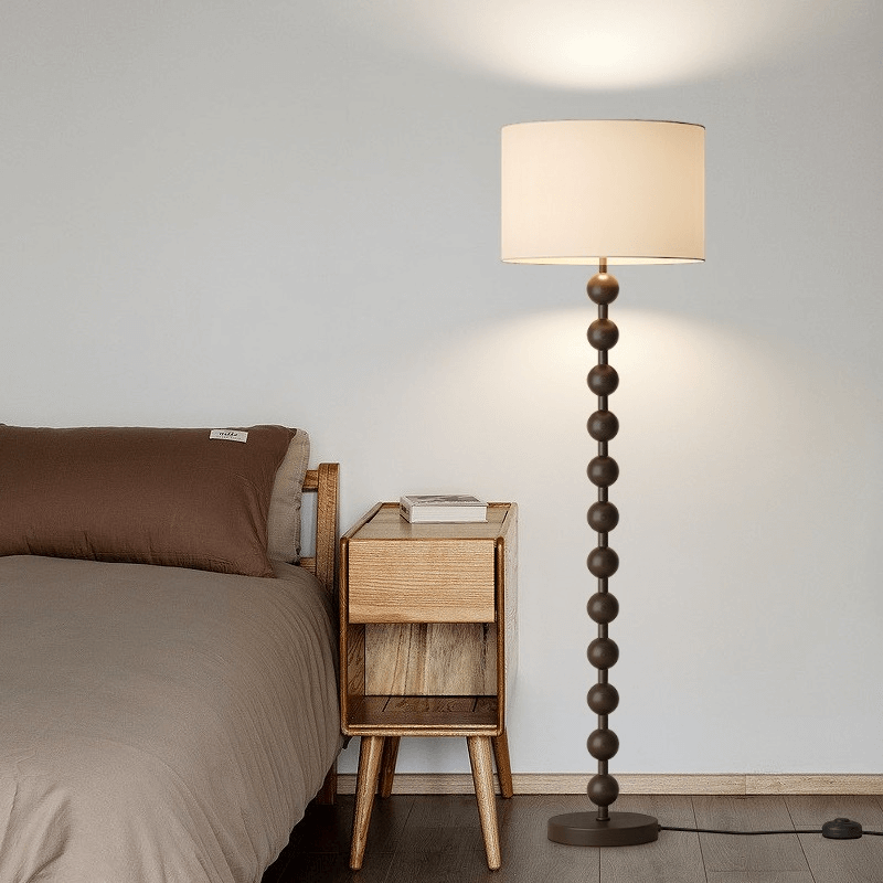 Elegant Gulvlampe i Træ - Japandi Stil
