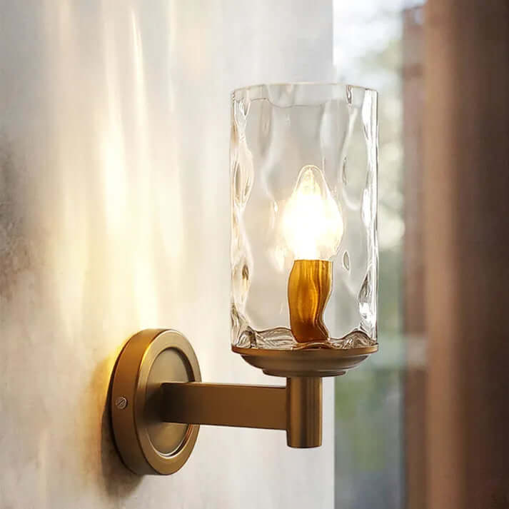 Retro Væglampe i Glas