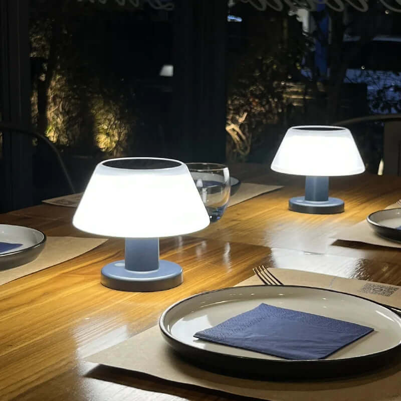 Soldreven LED Bordlampe | Udendørs & Indendørs