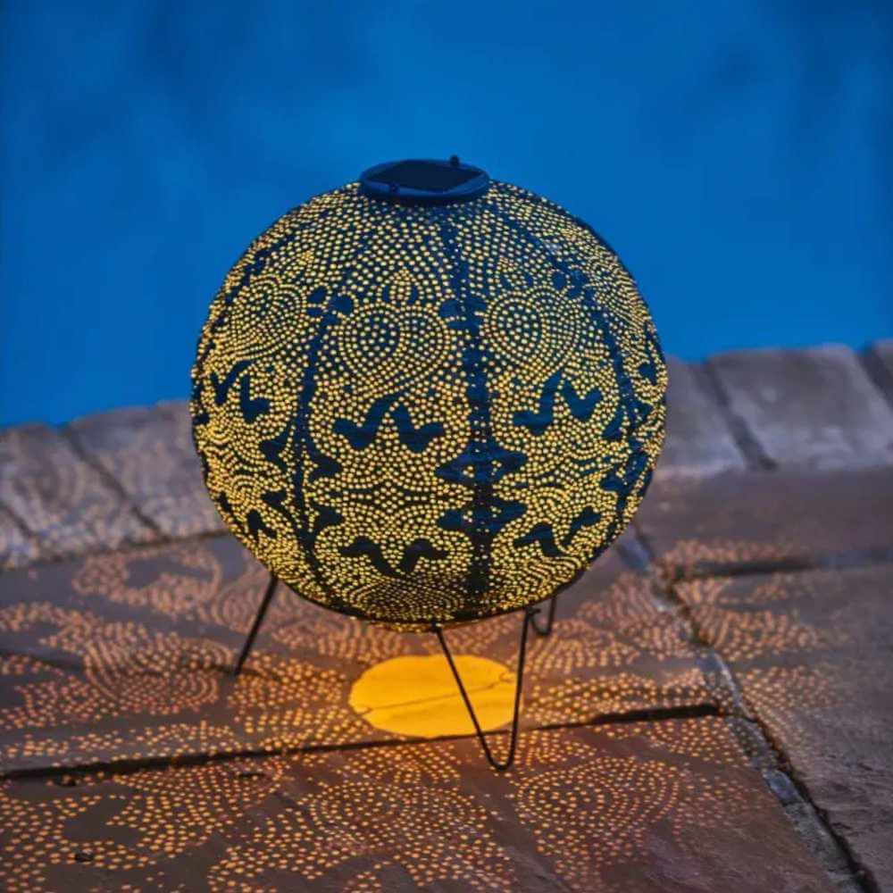 Solcelle Lanterne, 30cm Globus, Havebelysning