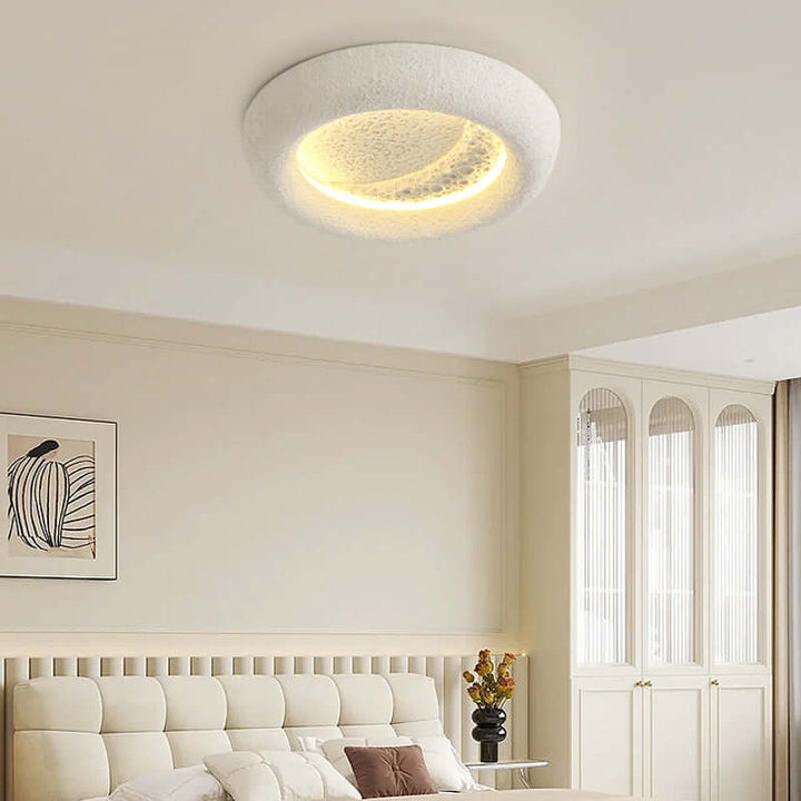 Rund Harpiks Væglampe LED - 40cm
