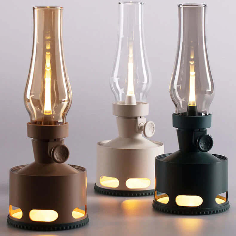 Vintage LED Lanterne - Batteridrevet Havebelysning