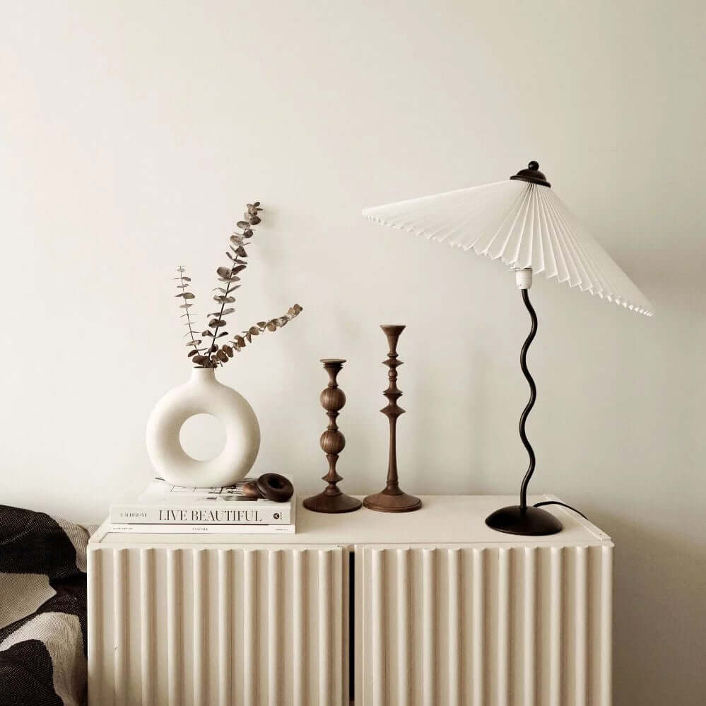 Designer Bordlampe i Metal - 43cm