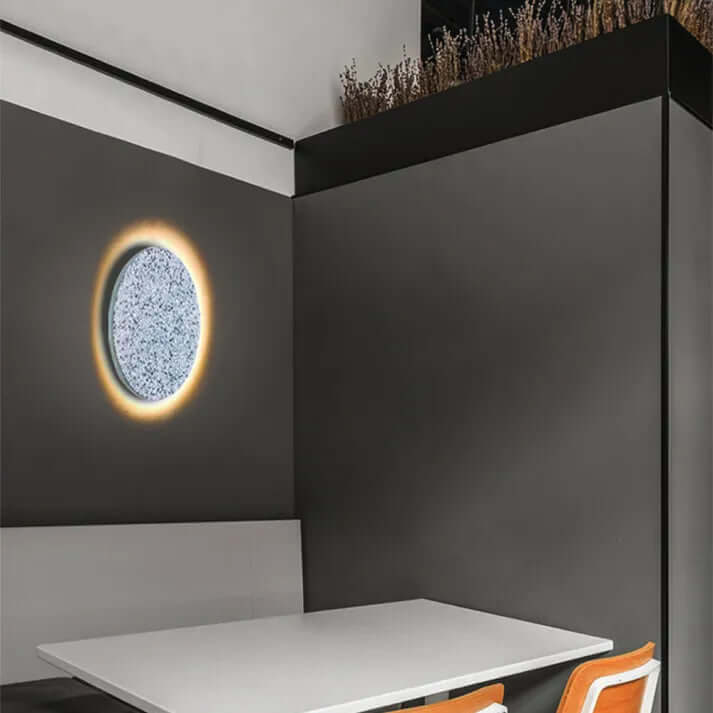 Elegant Terrazzo Væglampe - Nordisk Design