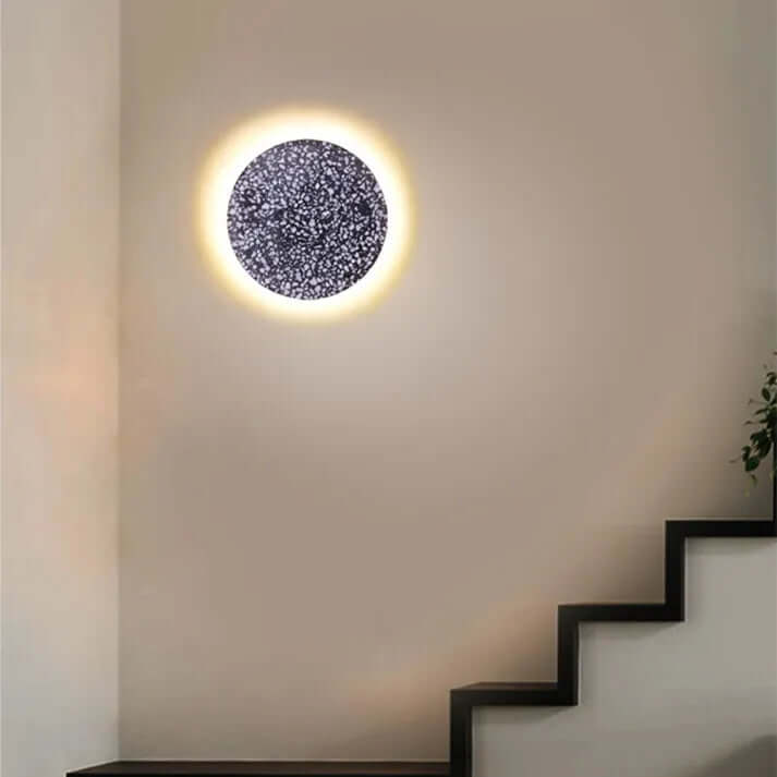 Elegant Terrazzo Væglampe - Nordisk Design
