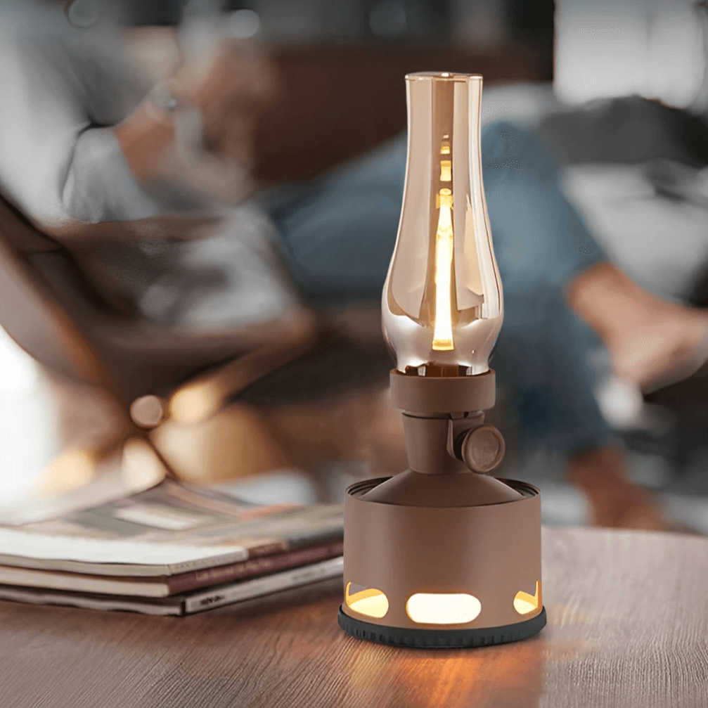 Vintage LED Lanterne - Batteridrevet Havebelysning