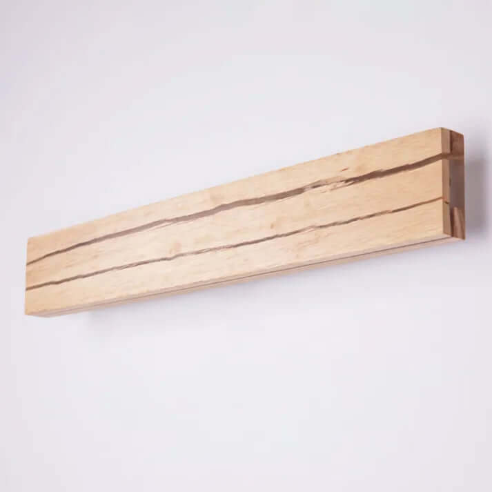 Rustik Trævæglampe med Revnet Design - 30/50cm