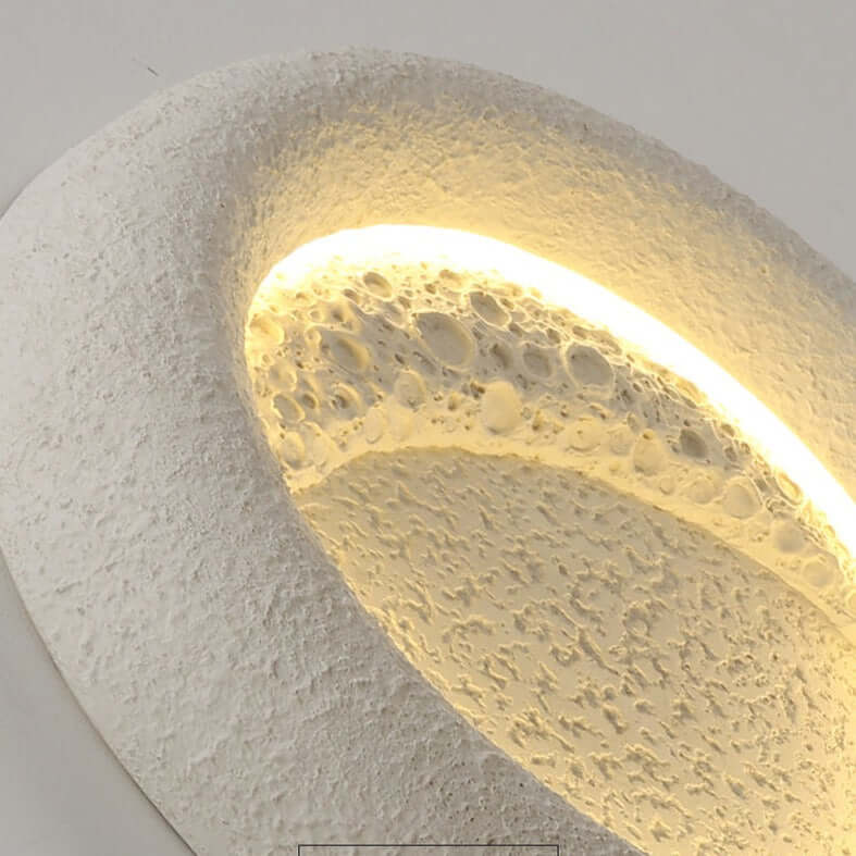 Rund Harpiks Væglampe LED - 40cm