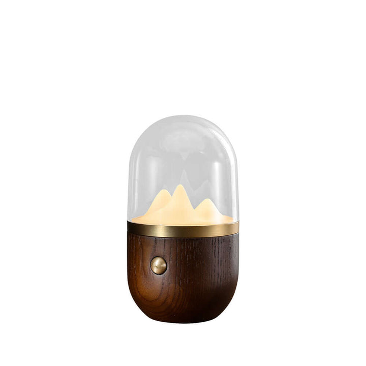 Stemningsfuld Bjergtop Natlampe