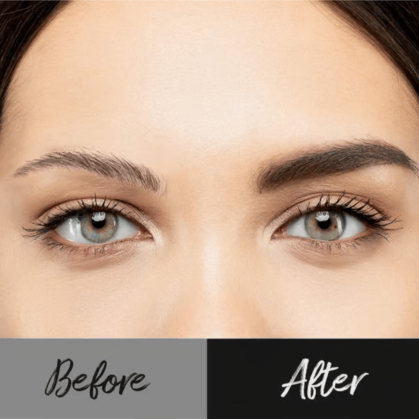 Kvinder opnår smukke, veldefinerede bryn med ArchAura's nemme øjenbrynssæt til makeup.