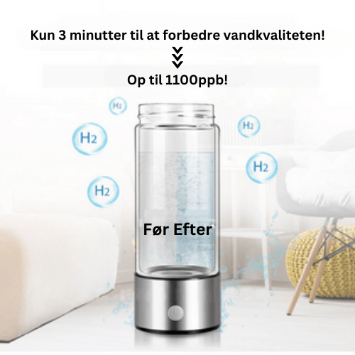 Oplev øget vitalitet og energi med denne smarte, bærbare brintvandflaske til hverdagsbrug.